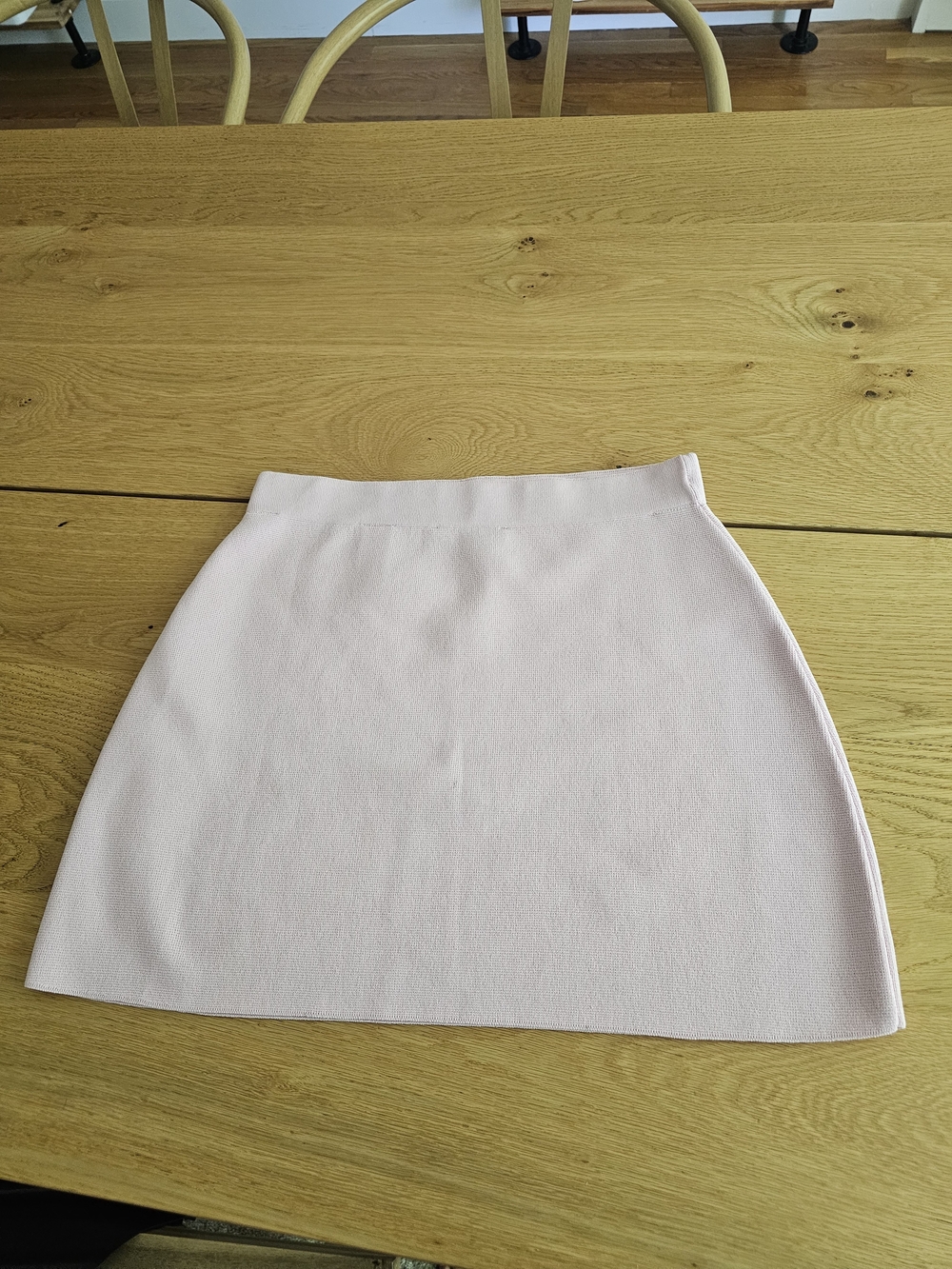 Zara Light Pink A-Line Mini Skirt